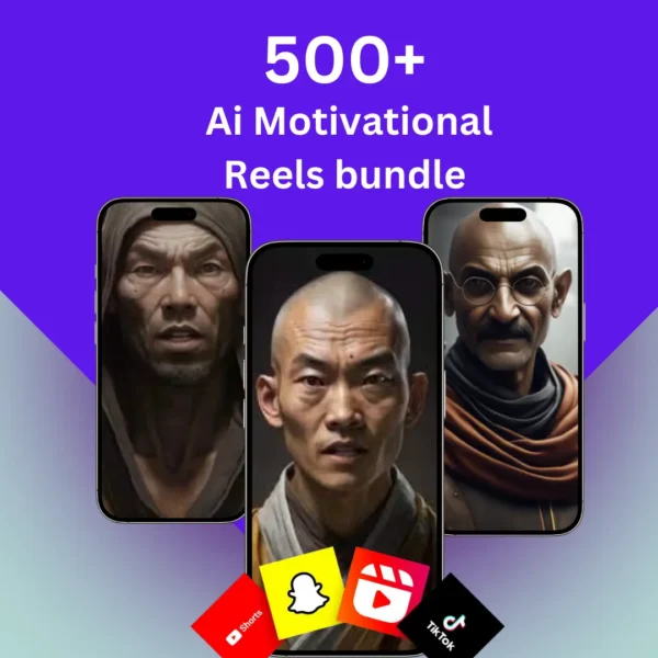 500+ Ai Motivational Reels bundle